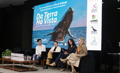 Documentário sobre a história da Baleia-Franca encanta público em evento na Unesc