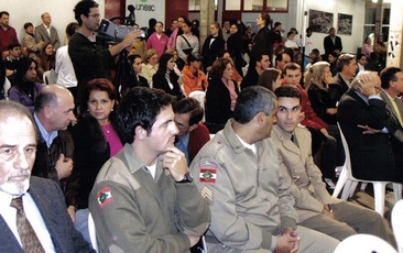 Cerimônia de inauguração da Exposição “Ecossistema Marinho” (2006).